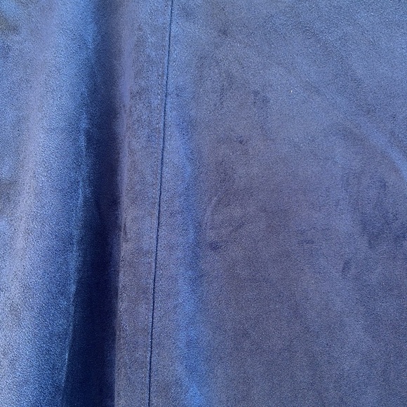 H by Halston Classic Faux Suede Peplum Skirt Sz L - Picture 4 of 12